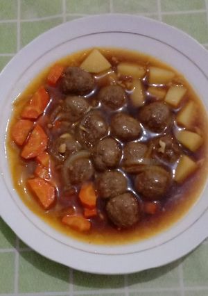 Foto resep Semur Bola Daging
