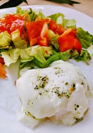 Una foto de Huevos poché o escalfados