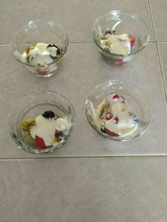 Una foto de Ensalada frutas dulces