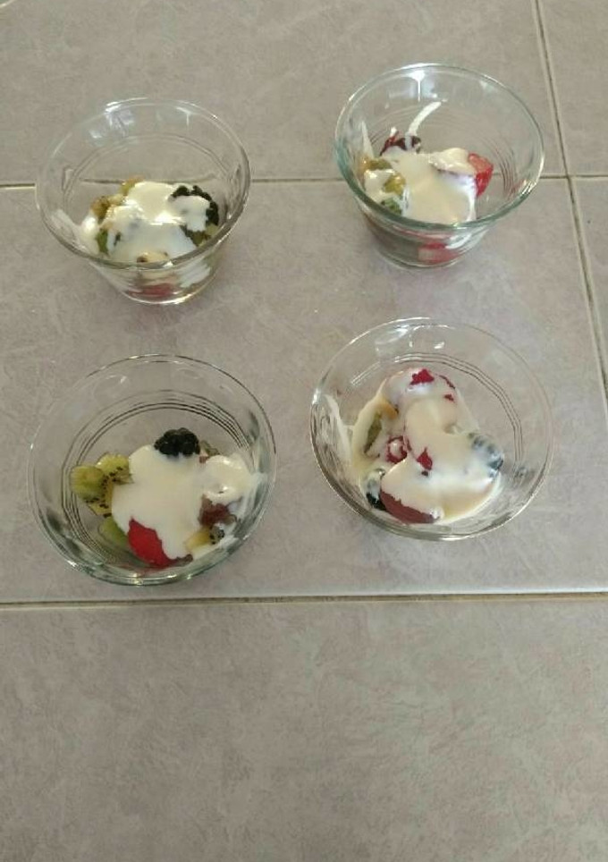 Una foto de Ensalada frutas dulces