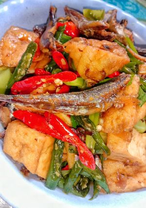 Foto resep Tumis ikan asin cabe ijo