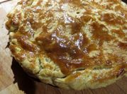 Une photo de tourte viande