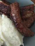 Pap and Shisanyama meat