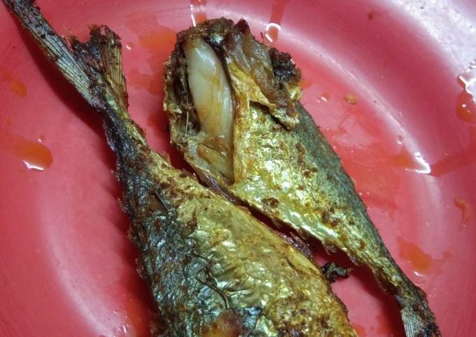 Ikan kembung goreng sambal kecap