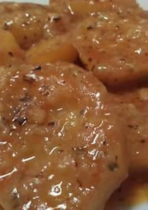 Una foto de Patatas en adobillo