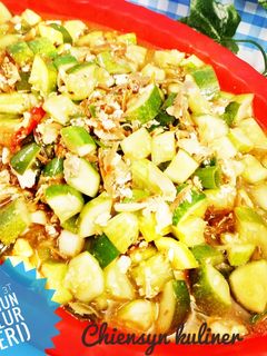 Foto resep Tumis 3 T....Timun Telur Teri