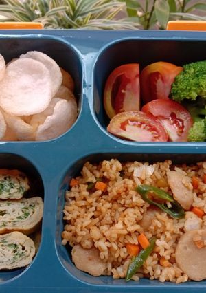Foto resep Bekal #1 Nasi Goreng Telur Gulung