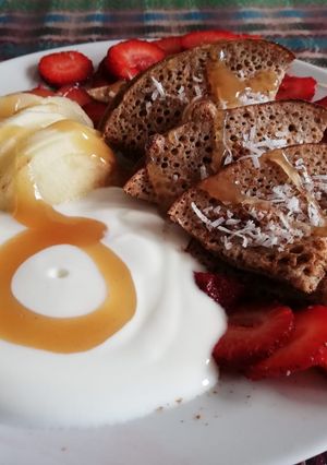 Una foto de Nutrihotcakes avena-canela