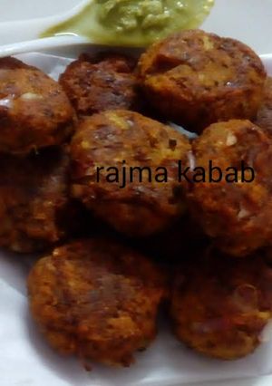 A picture of Rajma Kabab.