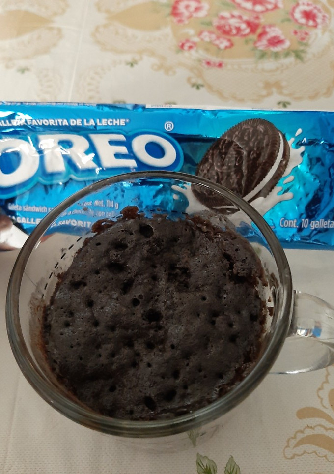 Una foto de Mug cake de oreo en 5 minutos
