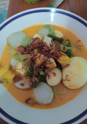 Foto resep Lontong sayur (labu siam)