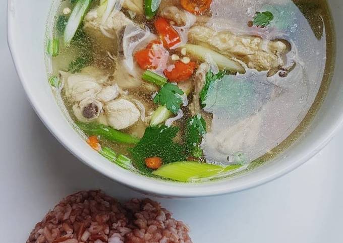 Sop dada ayam (low cal diet)