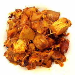 A picture of Kathal ki Sabzi.