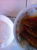 Low fat buffalo breast stip/ home made ranch dressing