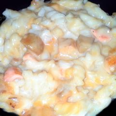 A picture of Creamy Chicken and Artichoke casserole.