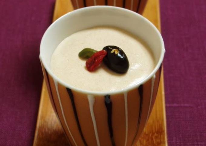Fluffy and Rich Kinako Soy Flour Mousse