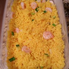 A picture of Yellow Chinese Fried Rice.