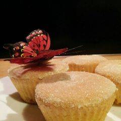 A picture of AMIEs Mamon (muffin cake).