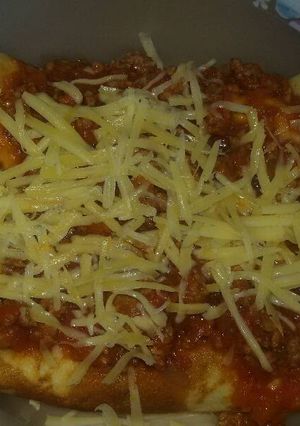 Una foto de Canelones de acelga y ricota