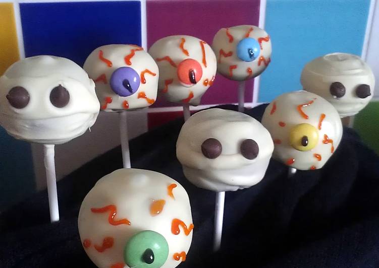 Steps to Make Homemade Vickys Spooky Halloween Cake Pops! GF DF EF SF NF