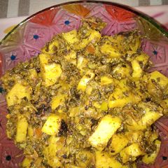 A picture of Methi aloo.