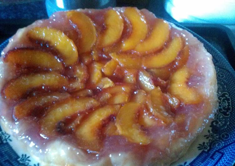 Recipe of Quick Peach tart tatin