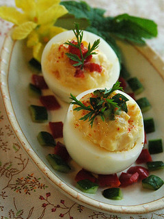 A picture of American Party Recipe: Deviled Eggs.
