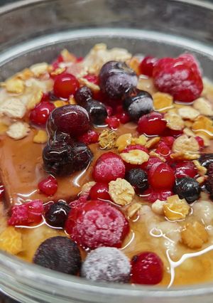 Foto de Creme Proteico de Aveia e Amendoim