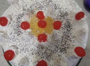 Una foto de Torta casera de amapola
