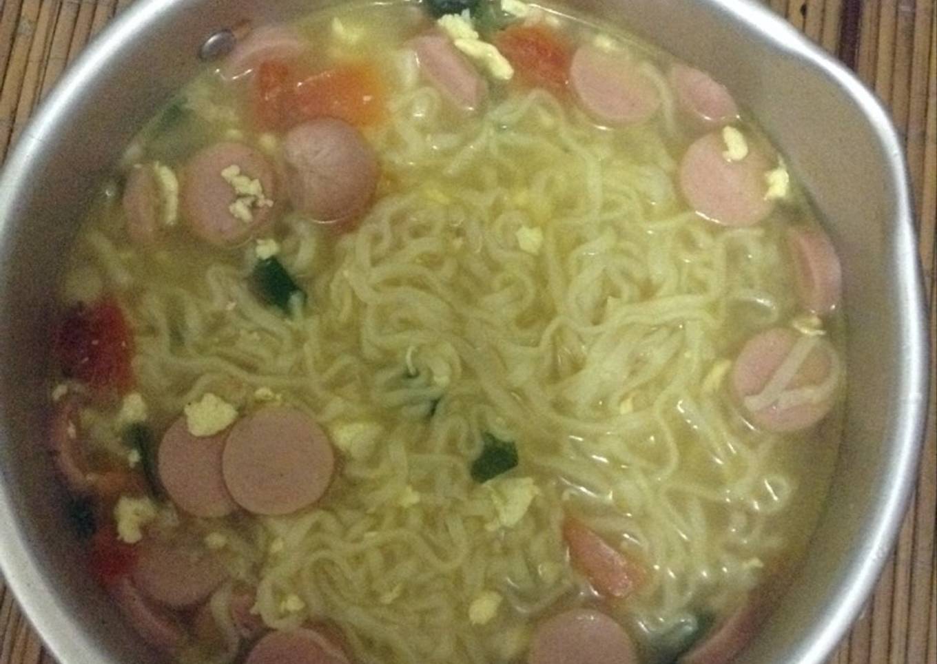 Bakmi Rebus Sosis