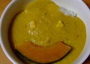 Ready to Serve Macrobiotic Kabocha Squash Vegetable Soup  Curry for Kids Home Style