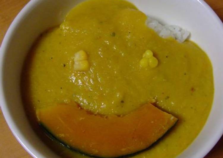 Recipe of Ultimate Macrobiotic Kabocha Squash Vegetable Soup &amp; Curry for Kids