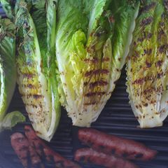 A picture of Grilled Romaine.