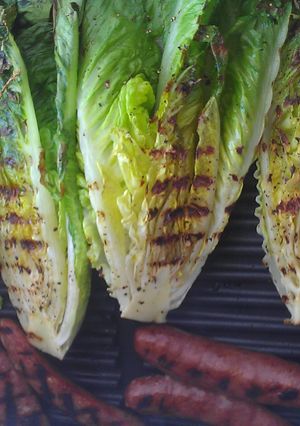 A picture of Grilled Romaine.