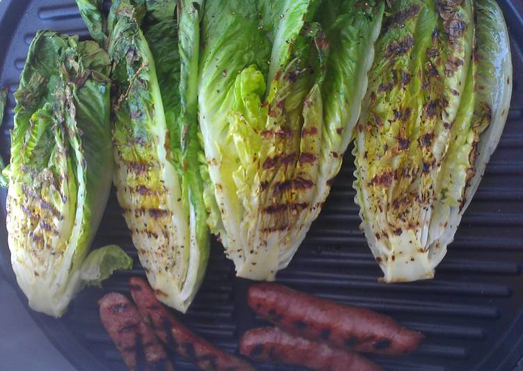 Step-by-Step Guide to Prepare Super Quick Homemade Grilled Romaine