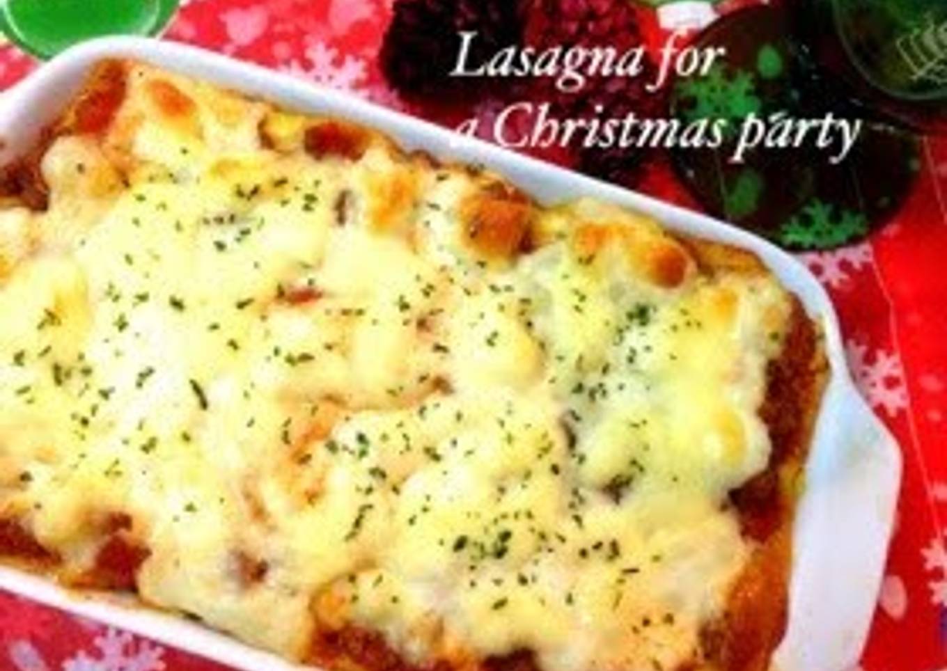 Simple lasagna for special days