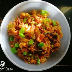 A picture of Cabbage curry.