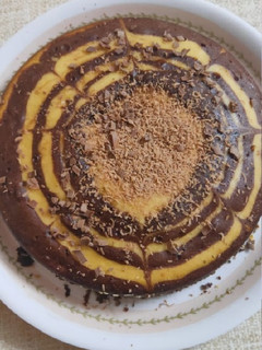 A picture of Zebra cake.