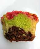 Almond Rainbow Cake