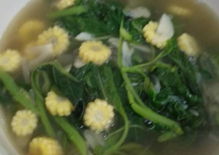 Bumbu memasak Sayur Bayem jagung muda Anti Gagal