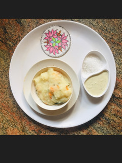 Simpleகாரட் உப்புமா(carrot upma recipe in tamil) செய்முறை முக்கிய புகைப்படம்