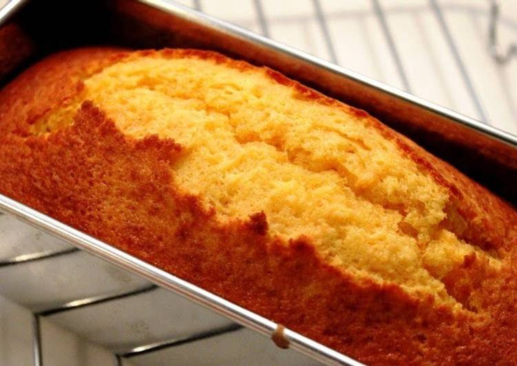 Easiest Way to Make Super Quick Homemade Carrot and Olive Oil Pancake Mix Pound Cake