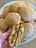 Cookies moelleux chocolat blanc pignons sans blanc d’œuf
