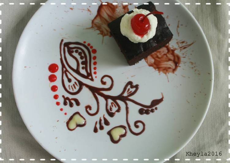 Brownies Kukus Super Lembut Nyoklat / brownis amanda kw