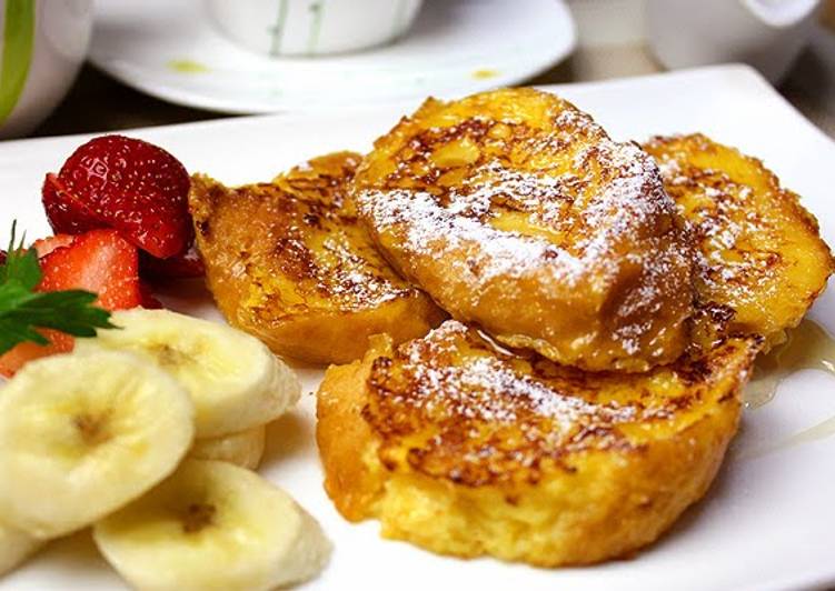 Simple Way to Prepare Ultimate Easy French Toast with Baguettes