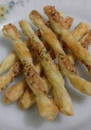 Foto resep Pastry cheese stick with oregano