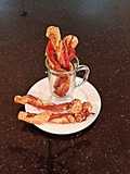 Bacon Wrapped Cheese Breadsticks