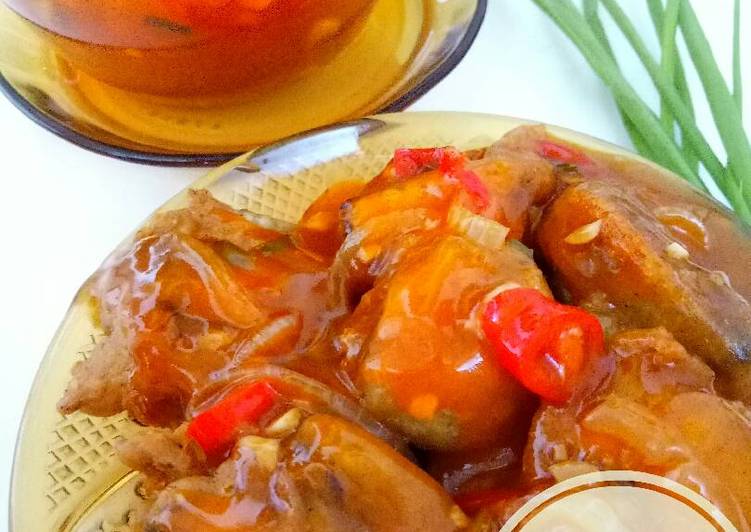 Cara membuat Tongkol saus padang Sederhana Untuk Jualan