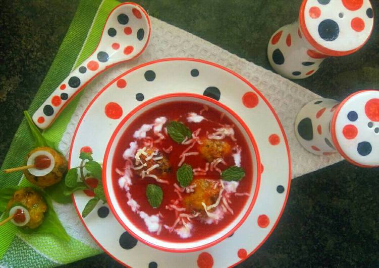 Easiest Way to Prepare Any-night-of-the-week Healthy Mix veggie soup with veggie Maggie dumplings