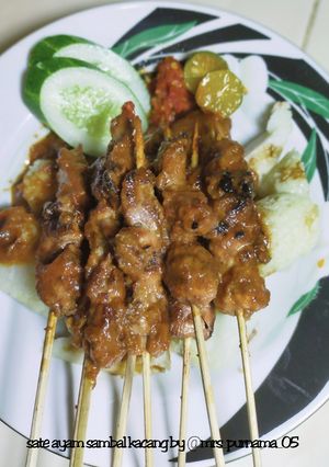 Foto resep SATE AYAM SAMBAL KACANG by @mrs_purnama_05